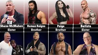 Раскрыта личность настоящих братьев и сестер суперзвезд WWE.