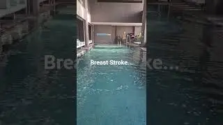 Iron Man, Swimming Breast-Stroke at Fraiser Suites in Dalian, China.