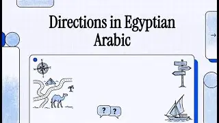 Directions in Egyptian Arabic