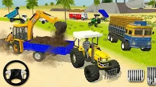 🔴Jcb And Unloaded Stone For Dumper Truck 🚛 In Game Video ll Indian Vihical Simulator 3d Game video 
