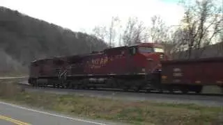 NS 38T at Cameron Mills, NY 4/8/12.