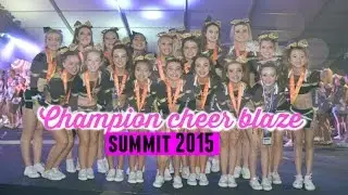 CHAMPION CHEER BLAZE SUMMIT 2015 | Erin Alexis