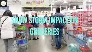 Snow Storm Impact On Groceries// Shravani Life Diary
