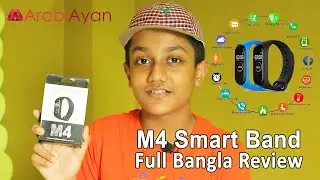 M4 Smart Band-Cheap Smart Band in Bangladesh-Alternative Mi Band 4 - Unboxing & Review।। Arabi Ayan