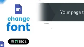 Как изменить шрифт на Google Сайтах [просто]