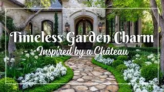 French Ch&acirc;teau-Inspired Garden for Your Side Yard 🏰 Vintage Rustic Luxury with Elegant Flower Beds