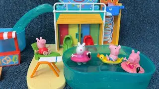 10 Minutes Satisfying with Unboxing Peppa Pig Swimming Pool Toys Collection Playset Review ASMR