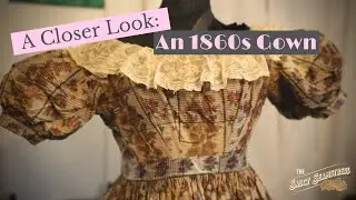 A Closer Look: 1860's Evening Gown
