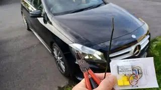 Неисправность/ремонт датчика занятости сиденья Mercedes A Class W176, передняя левая подушка безопасности, обратитесь в мастерскую.