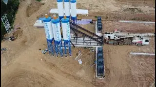 Concrete Batching Plant #concretemixer #concretemachinery #batchingplant #concretebatchingplant