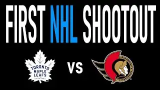 NHL's first ever shootout, Leafs vs Senators, 2005