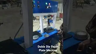 Double Die Semi Hydraulic Paper Plate Making Machine dispatched to Perur Coimbatore 7540072782