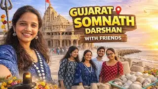 Last day of gujrat | Somnath jyotrilinga🛕| ban ganga #vlog #friends #jyotirling 