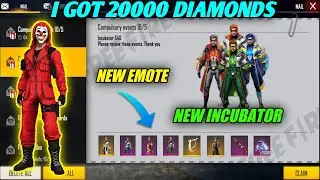 I got New Gifts from free fire - Next Incubator free fire - Tonight update free fire