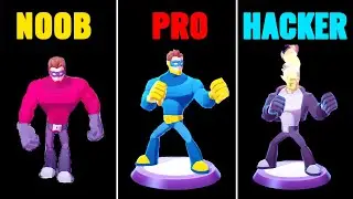NOOB vs PRO vs HACKER in Invincible Hero | GokuNoob