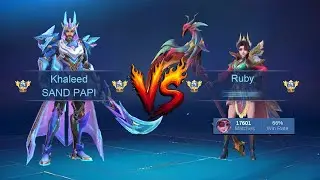 THIS IS HOW YOU COUNTER RUBY IN EXP LANE USING KHALEED!! BEST WAY TO WIN THE GAME!! (must try)