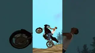 Extreme off-roading on bike in GTA 5 hills 😱 #gaming #gta5 #shortsfeed #viralvideo #gtamobile #short