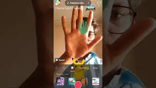 Tutorial pikachu catch challenge filter😈💀#filter#tutorialfilter#azharlove#wanted#shorts