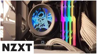 NZXT Kraken Z73 | Goku Ultra Instinct GIF