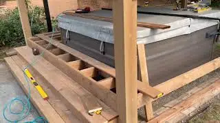 Hot Tub Deck and Stairs