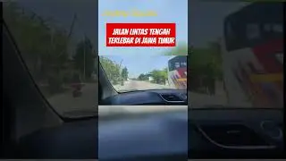 Jalan lintas tengah terlebar di jawa Timur #jawatimur #jalanprovinsi #jalannasional