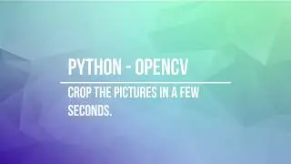 Image Cropping with Python-opencv