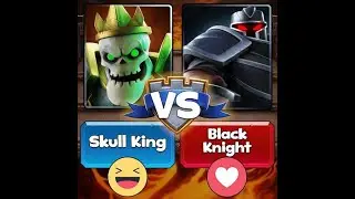 Castle crush - 🔥☠️⚔️Black knight vs  Skull King⚔️☠️🔥