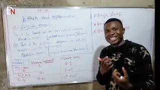 ERROR AND APPROXIMATION