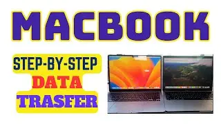 MacBook - How to transfer data from old Mac to new Mac | Migration Assistant
