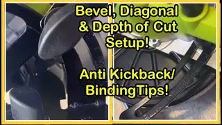 Cut like a Pro! Perfecting Diagonal Plywood Cuts with Bevel, Depth of Cut and Anti-Kickback  Tips