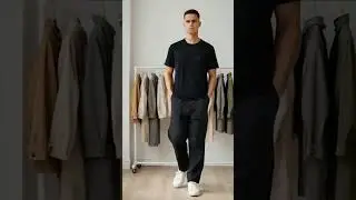 All Black Casual Outfit for Men | Minimal & Bold Style by saaz #mensstreetstyle #mensfashion