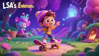 Lsa&rsquo;s Enchanted Skateboard | Magical Adventure Song for Kids! 🛹✨🎶