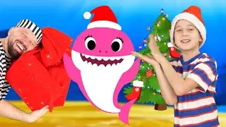 ¡La Nochebuena de Baby Shark! | Historia navideña de Baby Shark | Le Le Tv
