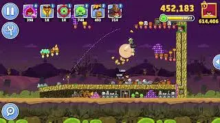 Турнир 4-го уровня Angry Birds Friends 1638, три звезды, без бонусов, прохождение 29 октября 2025 г.