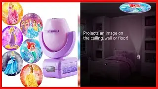 Great product -  Projectables Disney Princess 6-Image LED Night Light Projector, Dusk-to-Dawn Sensor