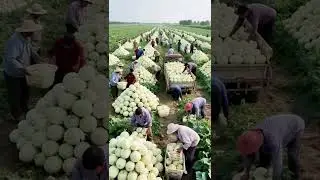 A mountain of melons.#shorts#farmer#fruit#nature#agriculture