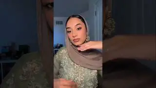 Wedding Guest Glam💫 #hijabi#browngirl#wedding#makeup#grwm#desi#shorts#tutorial#weddingguestlook