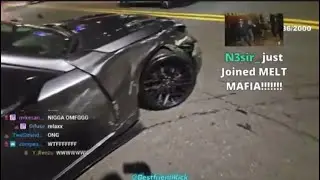 MeltIsLive gets into a car crash live on stream
