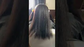 Curtain Bangs On Natural African American Hair #naturalhair #silkpress #longnaturalhair