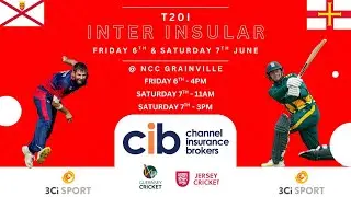 LIVE: Jersey vs Guernsey - Mens T20 Inter Insular Series - Match 3
