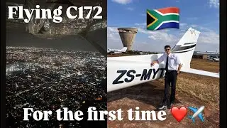 Flying in C172 for the first time in South Africa 🇿🇦 