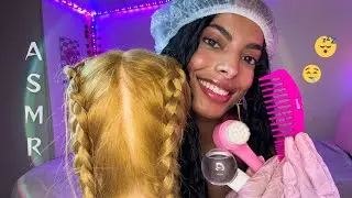 ASMR Teste de Sensibilidade no Couro Cabeludo com TRANÇAS | Gatilhos Que Dão Arrepios 🤤