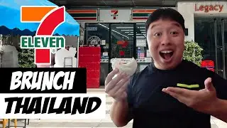 Eating BRUNCH at 7-Eleven In Bangkok, Thailand 🇹🇭 Why Don't We Have This?