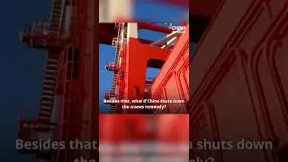 Pentagon Worried About Chinese Spy Cranes | China In Focus #shorts