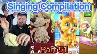 Sushi Monsters vs Talking Ben | Singing Compilation | Part 51 🤣🤣