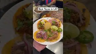 Trying some of the best tacos in LA #food #tacos #mukbang #foodreview