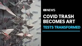Old COVID tests transformed into art exhibition by Perth woman | ABC News