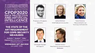 CPDP 2020: The state of the art requirement for GDPR security measures.