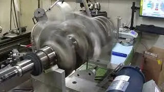 New Molnar Crankshaft on balancer