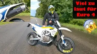 Husqvarna 701 Supermoto / Euro4 Leovince Nero Soundcheck flybys